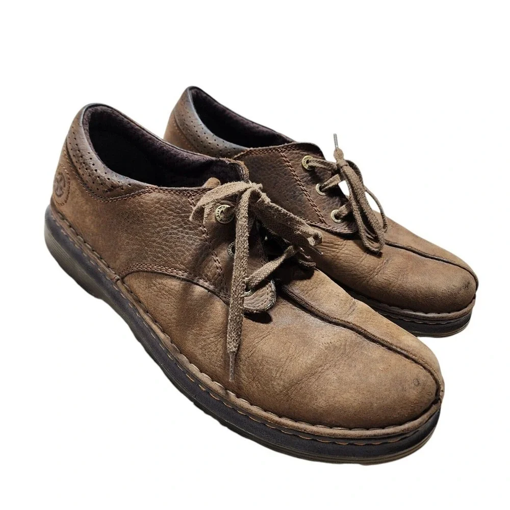 Dr. Martens Nevin Shoes Mens 13 Brown Leather Oxford Lace Up AW004 KV05 N‎